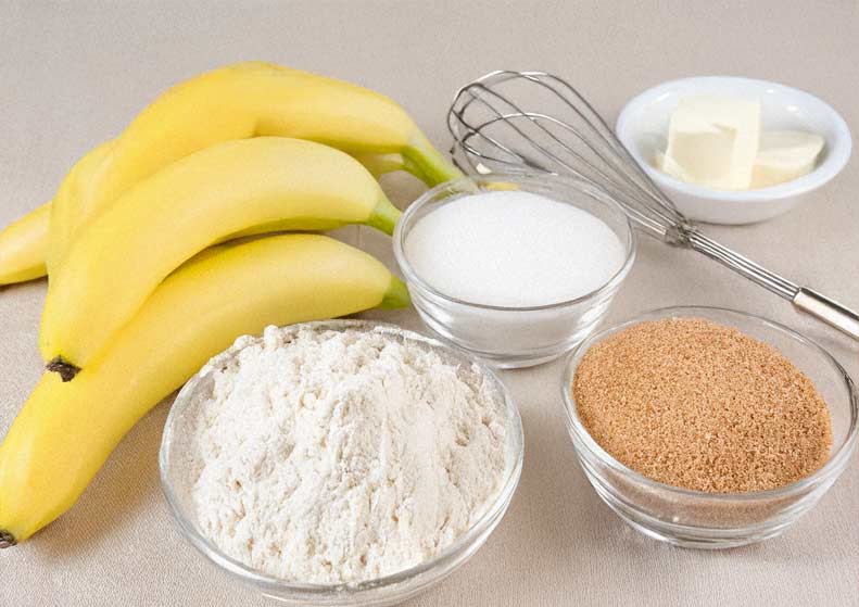Ripe Banana Rum Cake Mini